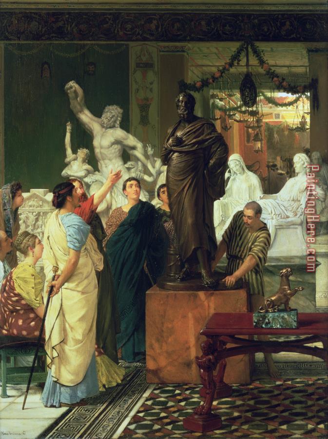 Sir Lawrence Alma-Tadema Dealer in Statues